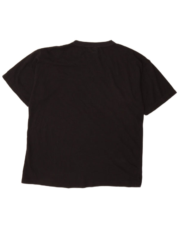 RUSSELL ATHLETIC Mens T-Shirt Top XL Black Cotton