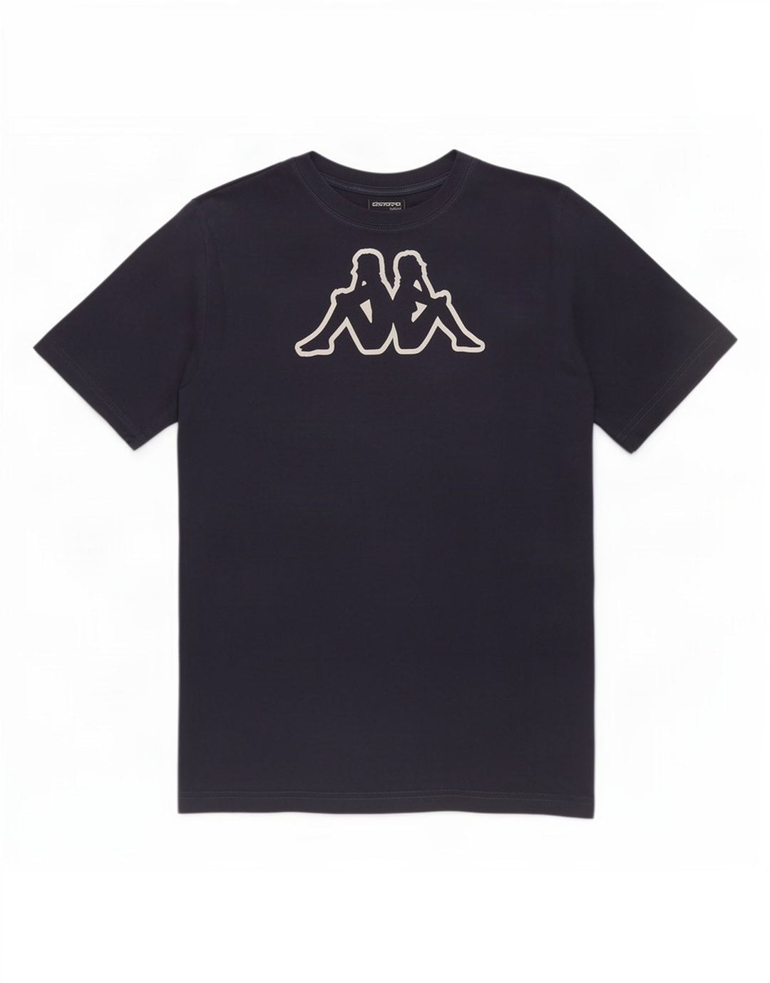 Kappa Herren Grafik T-Shirt Top Large Marineblau