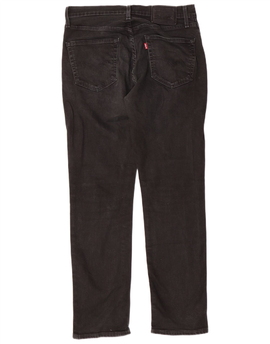 LEVI'S Herren Slim Jeans W32 L30 Schwarze Baumwolle