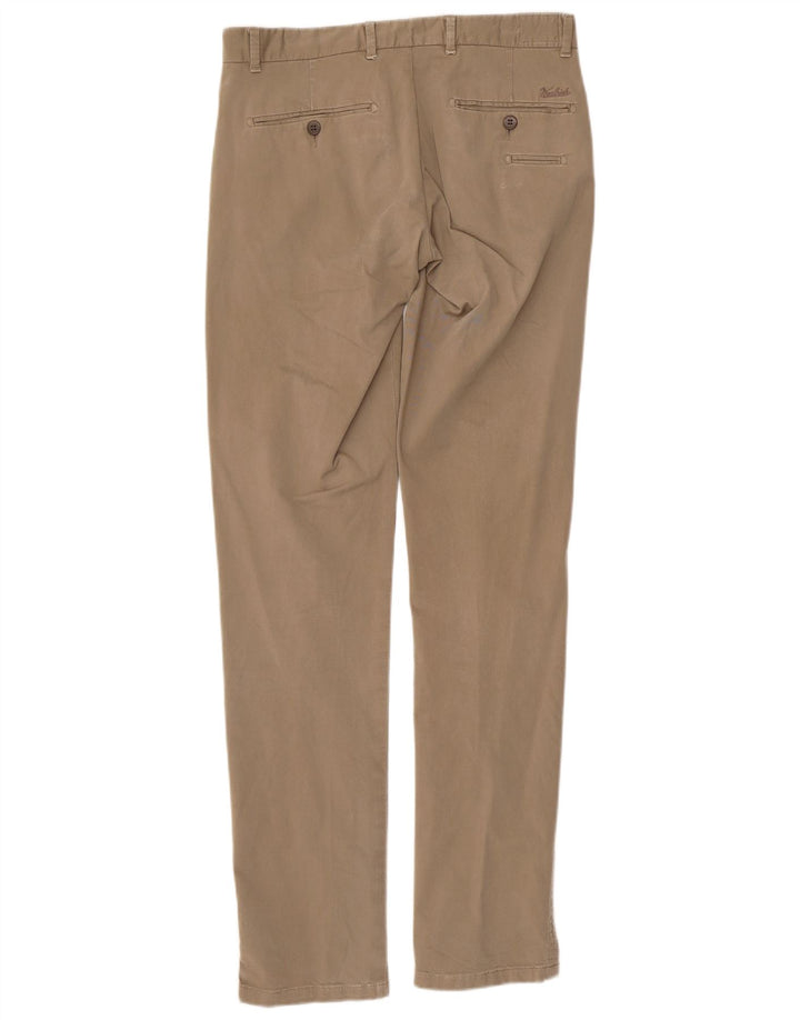 Woolrich Slim Chino-Hose für Herren, W30, L33, beige Baumwolle