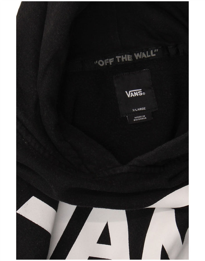 VANS Damen Graphic Hoodie Pullover UK 18 XL Schwarz