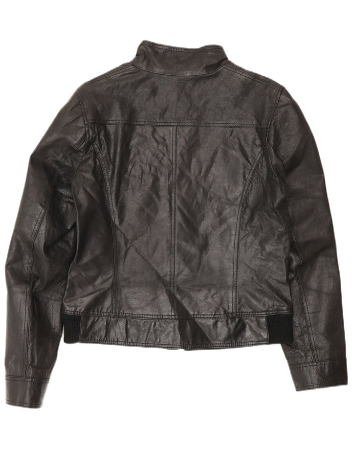 Conbipel Damen Lederjacke IT 44 Medium Schwarz