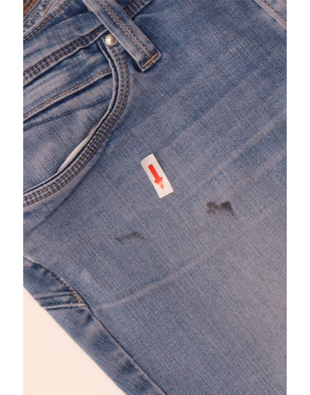 Levi's Damen-Jeans mit niedriger Taille, gerade, W32, L32, blaue Baumwolle