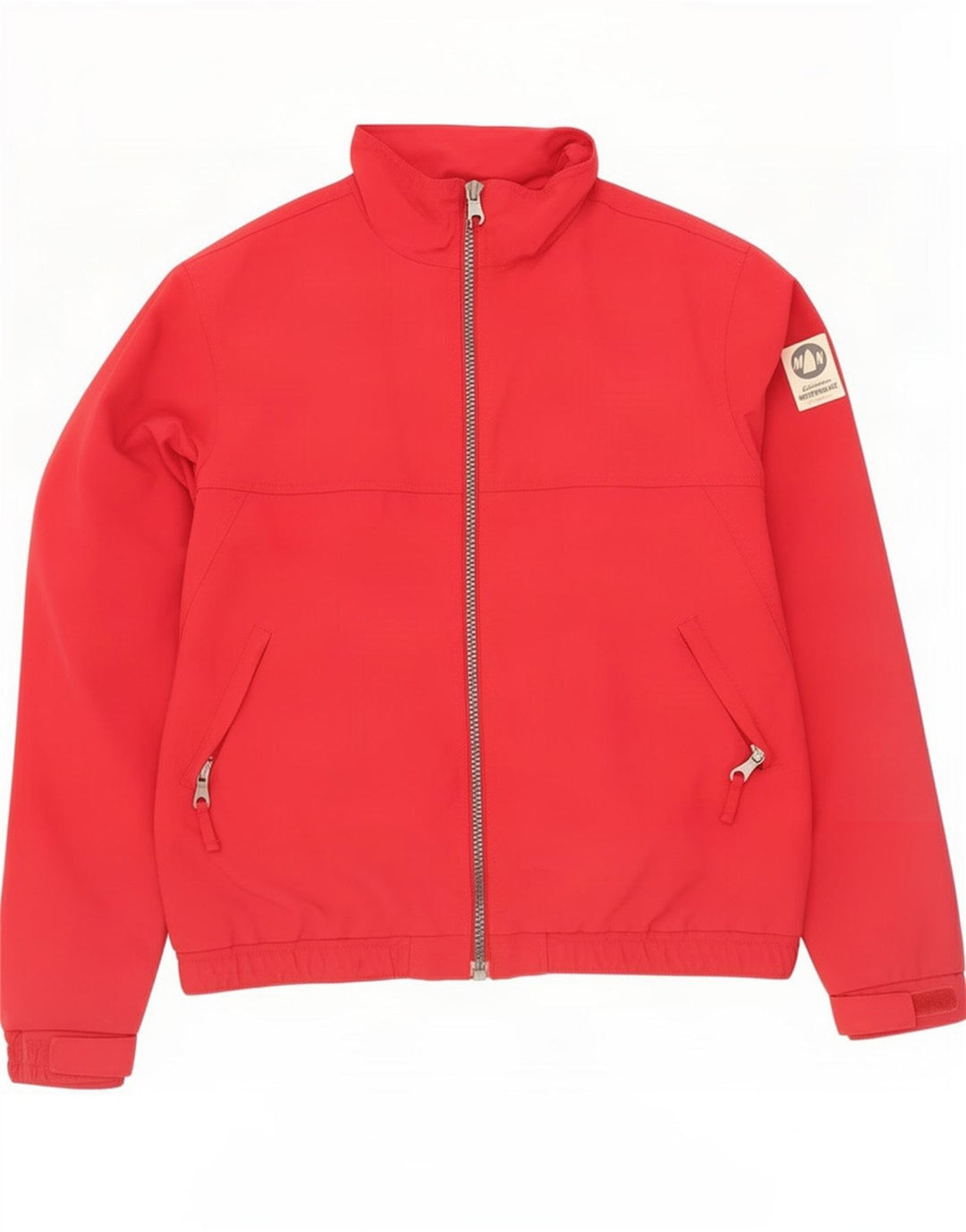 Murphy & Nye Herren-Regenjacke UK 38 Mittelrotes Polyester