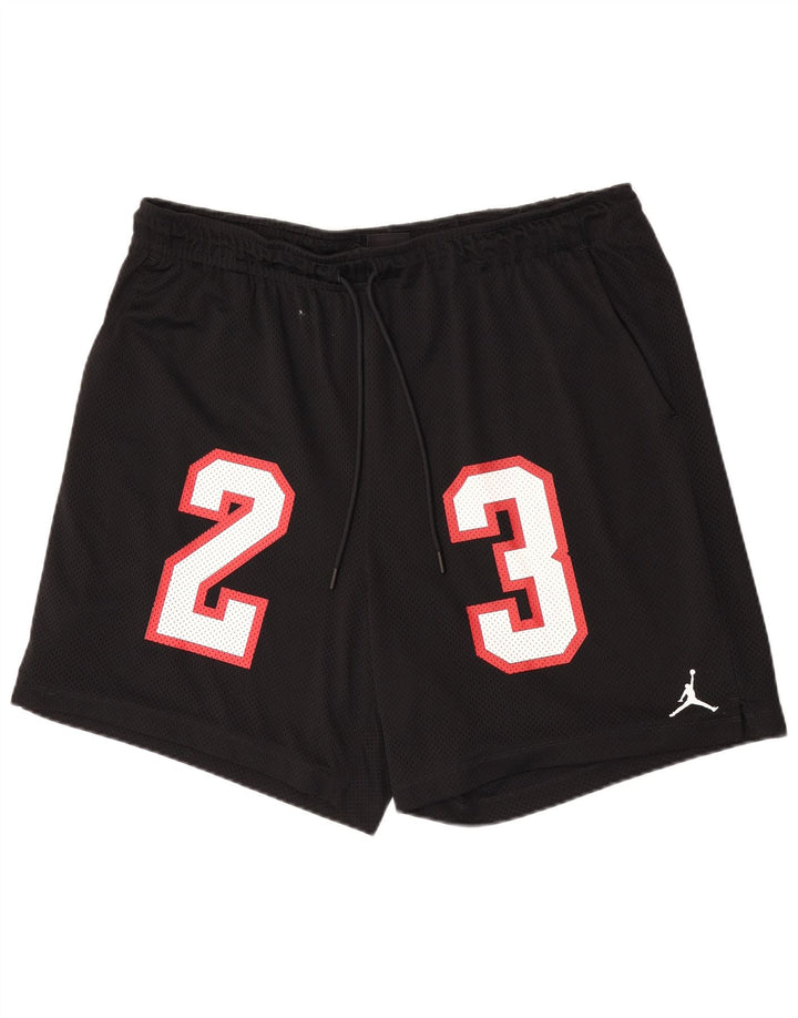 Jordan Herren Graphic Sport Shorts 2XL Schwarz Polyester