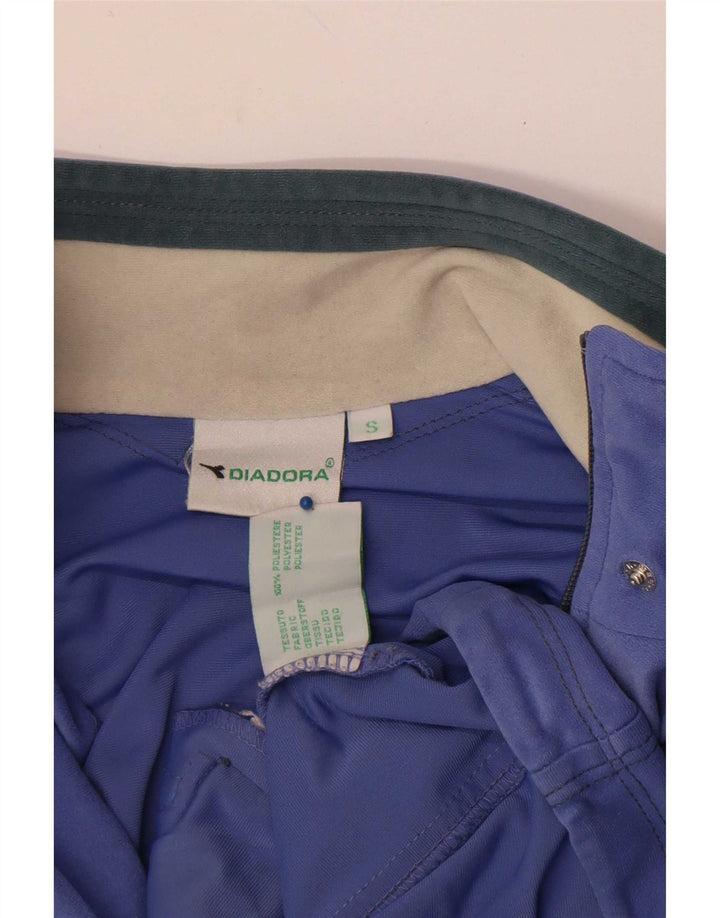 Diadora Damen-Trainingsanzug-Oberteil mit übergroßer Grafik, Gr. 10, Lila