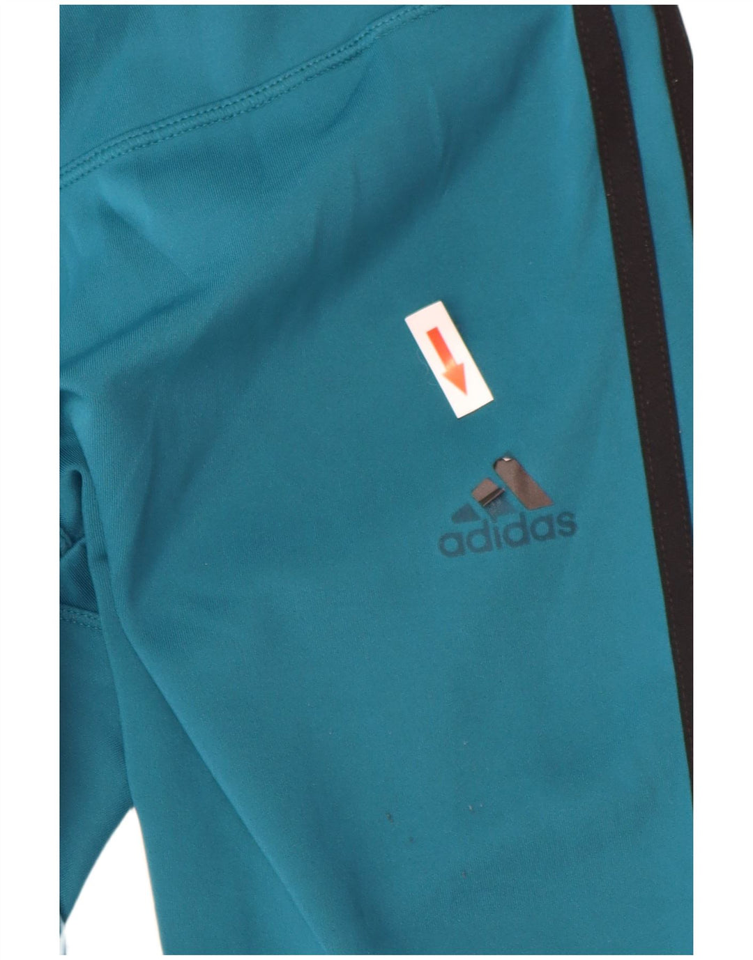 Adidas Damen Climalite Leggings UK 8/10 Small Blau Polyester