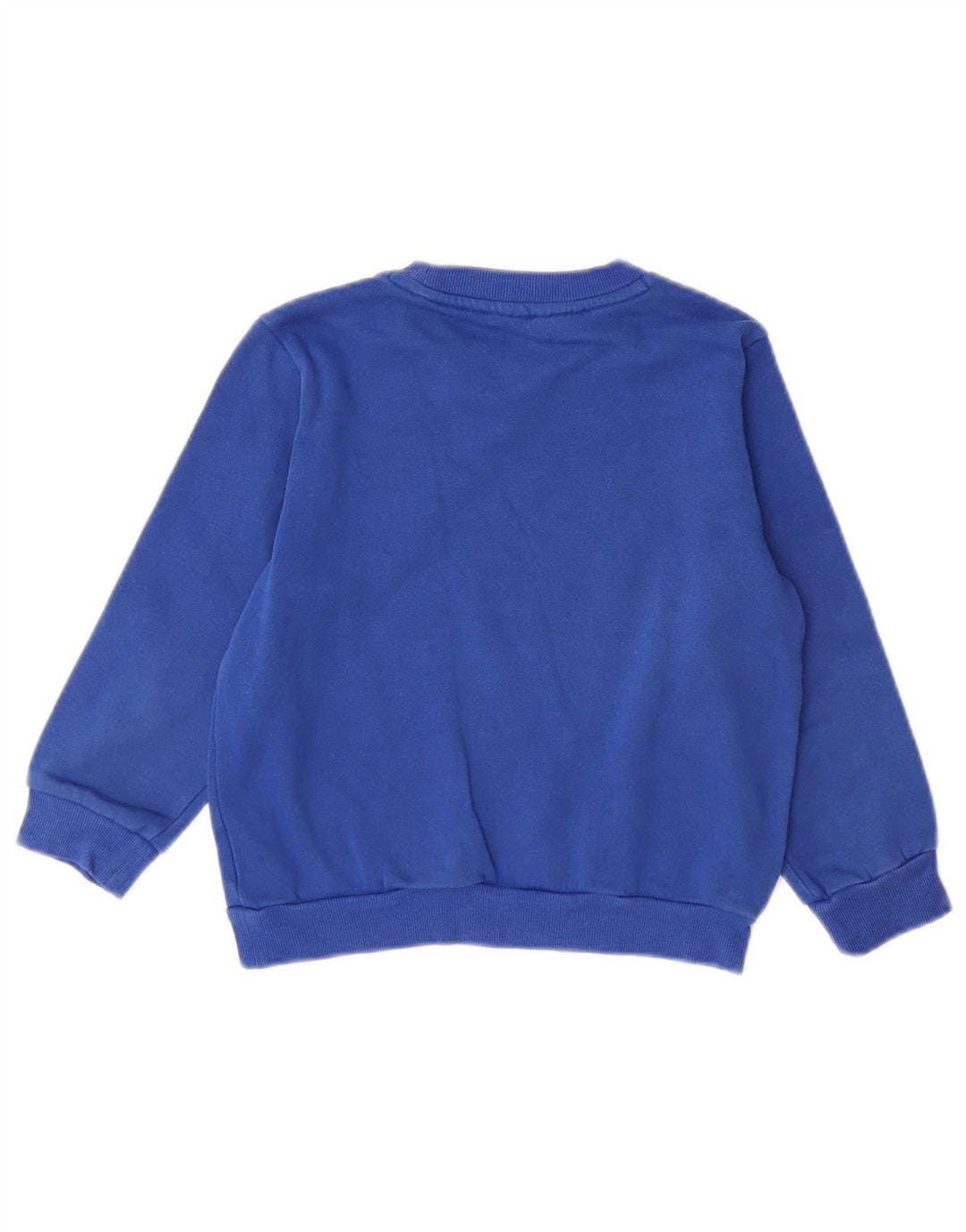 Adidas Jungen Sweatshirt Pullover 6-7 Jahre blaue Baumwolle