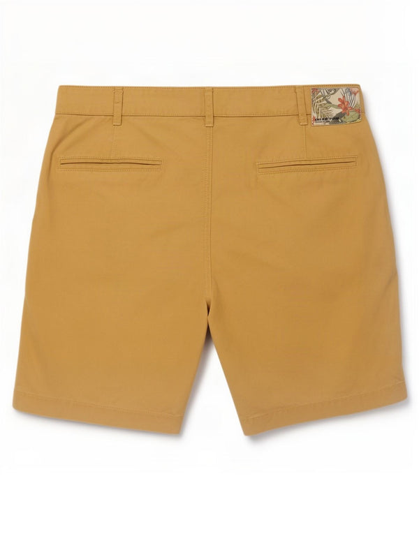Zara Herren Chinoshorts EU 38 Small W30 Gelb Lyocell