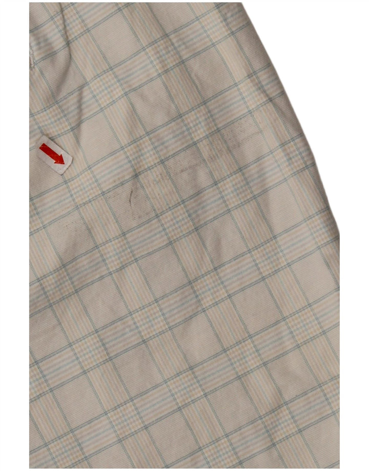 Dockers Damen Bermudashorts W38 XL Off White Plaid