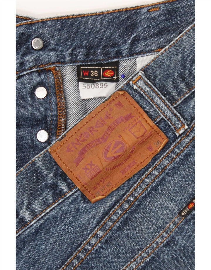 Energie Herren Straight Jeans W36 L31 Blaue Baumwolle