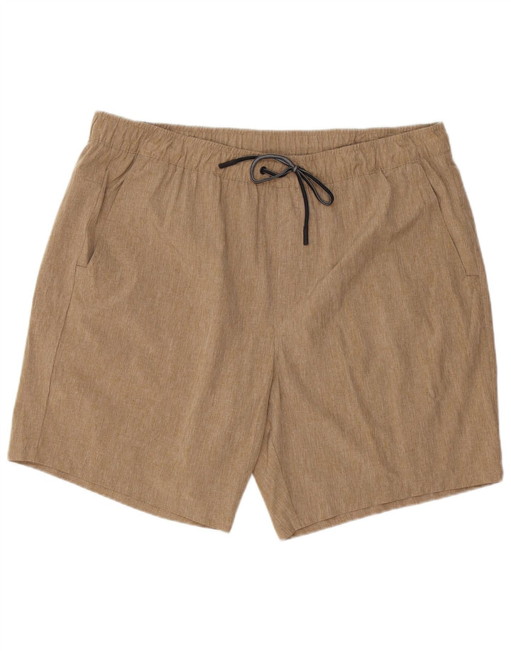 Eddie Bauer Herren Chinoshorts 2XL W42 Beige Polyester