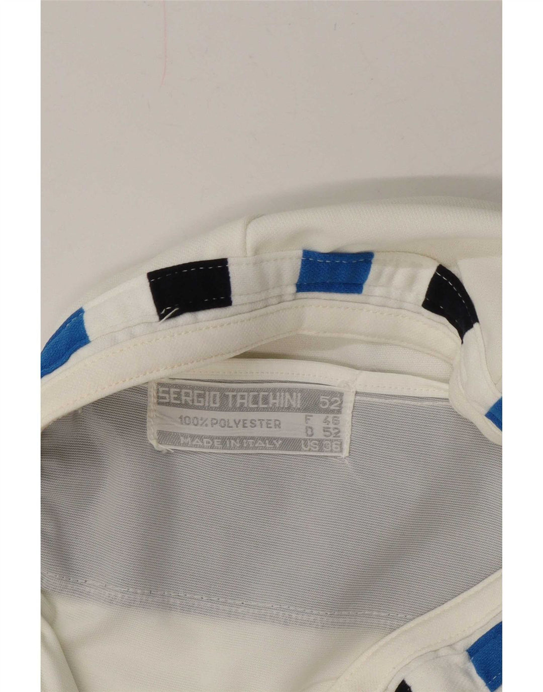 Sergio Tacchini Damen Chinoshorts IT 52 2XL W36 Weißer Farbblock