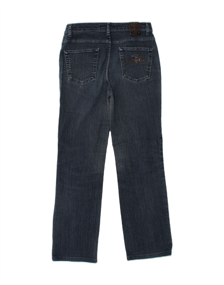 TRUSSARDI Womens Straight Jeans W30 L30  Navy Blue Vintage Trussardi and Second-Hand Trussardi from Messina Hembry 