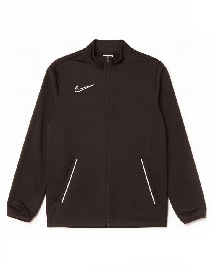 Nike Dri-Fit-Trainingsanzug-Oberteil für Jungen, 12–13 Jahre, Größe L, Schwarz, Polyester