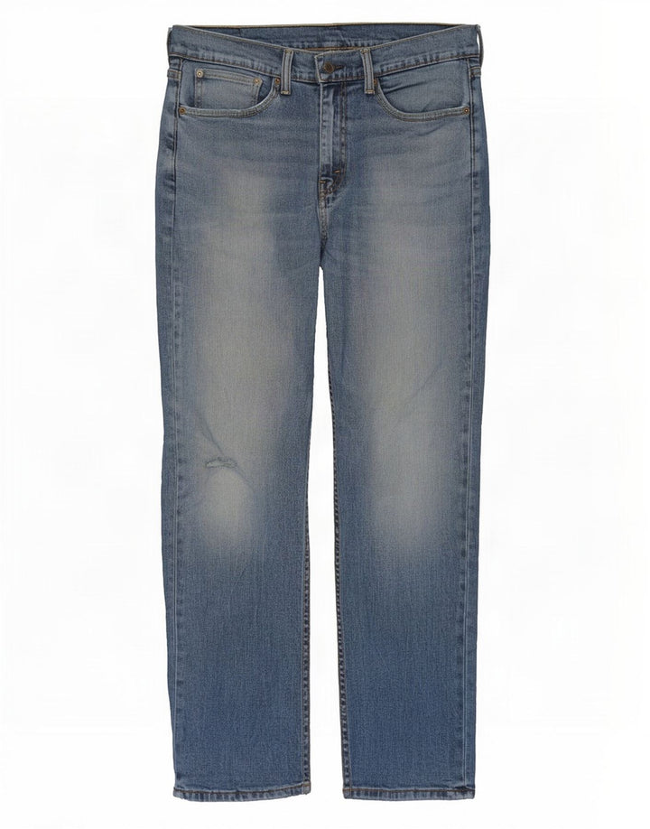 Levi's Herren Straight Jeans W34 L32 Blaue Baumwolle