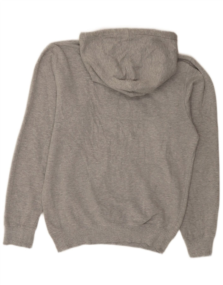 Hard Rock Cafe Herren Brüssel Distressed Kapuzenpullover Mittelgrau meliert
