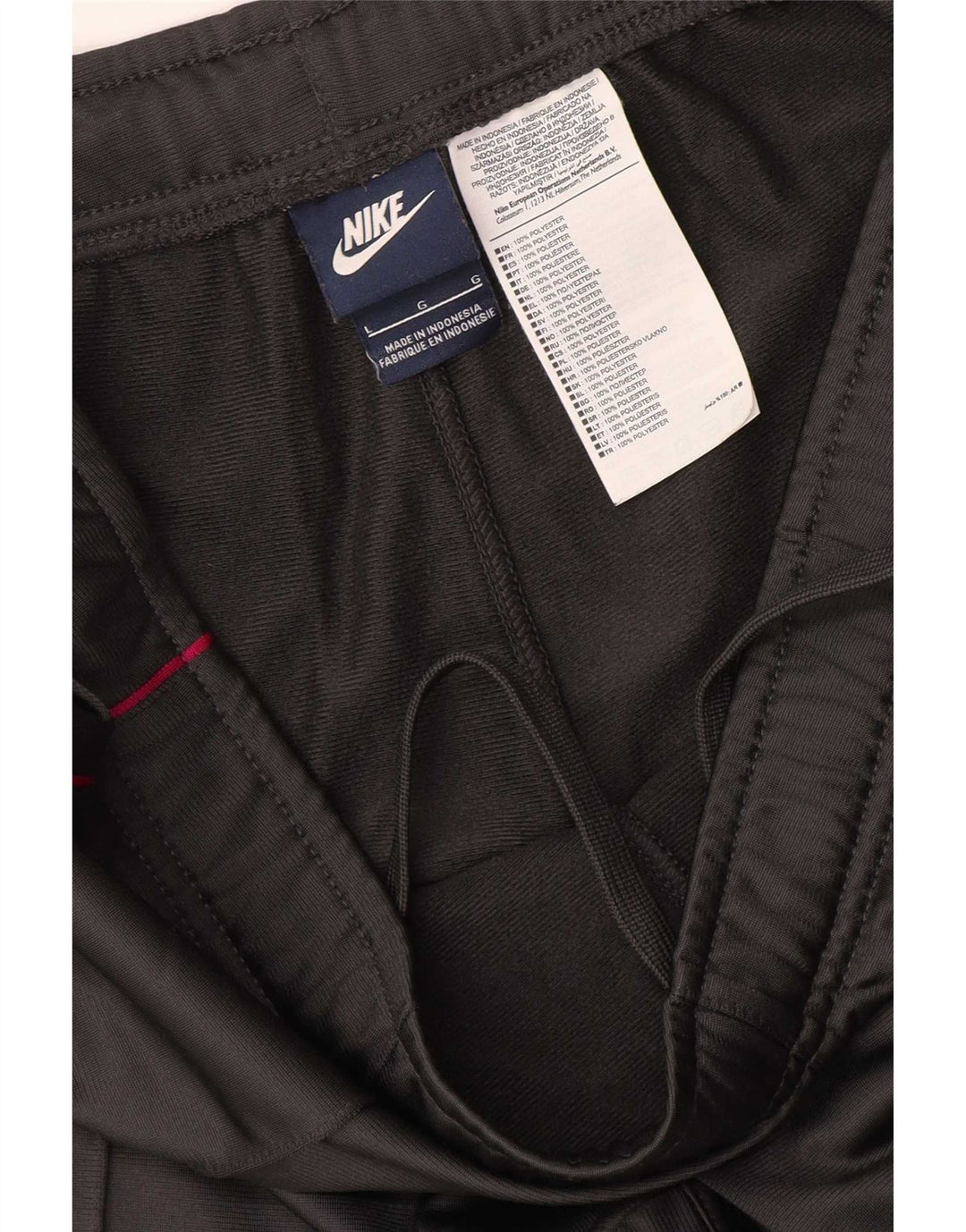 Nike Damen-Trainingshose, Größe 40, Größe L, grau, Polyester