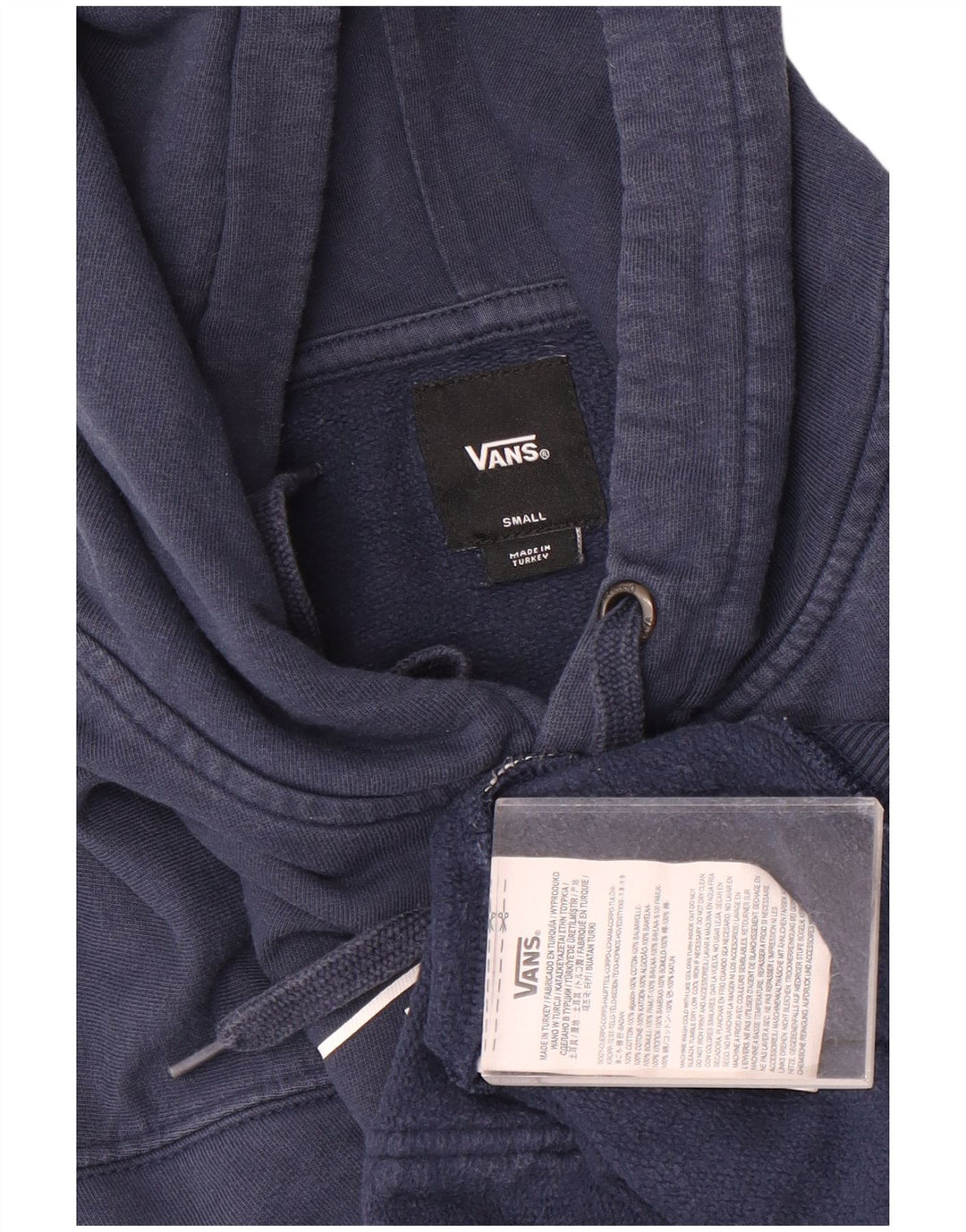 Vans Herren-Kapuzenpullover mit Grafik, Größe S, marineblau, Baumwolle