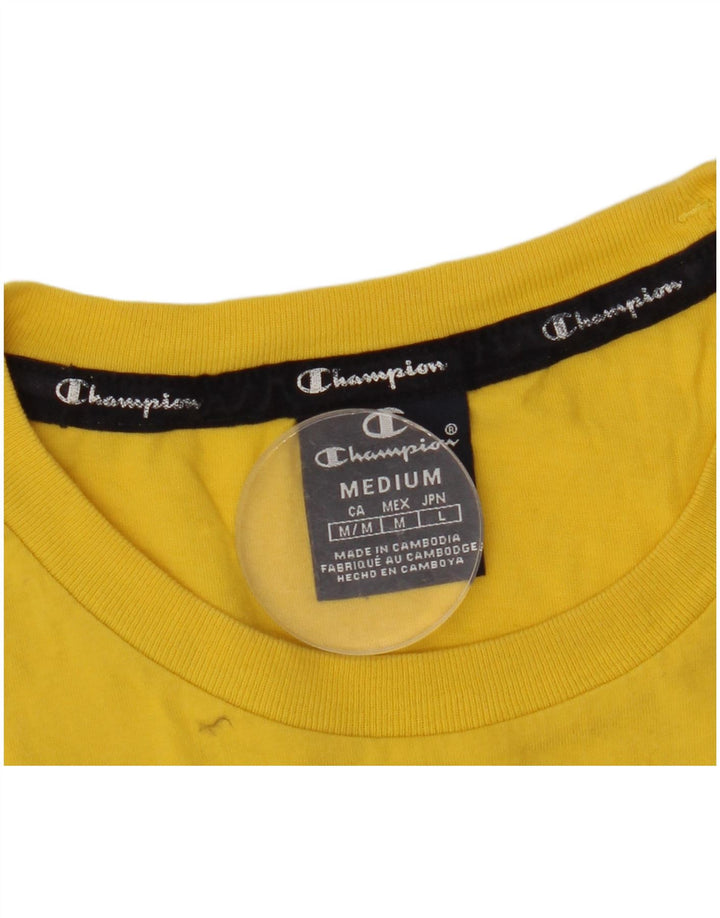 Champion Herren-T-Shirt mit Grafik, mittelgroß, Schwarz, Farbblock