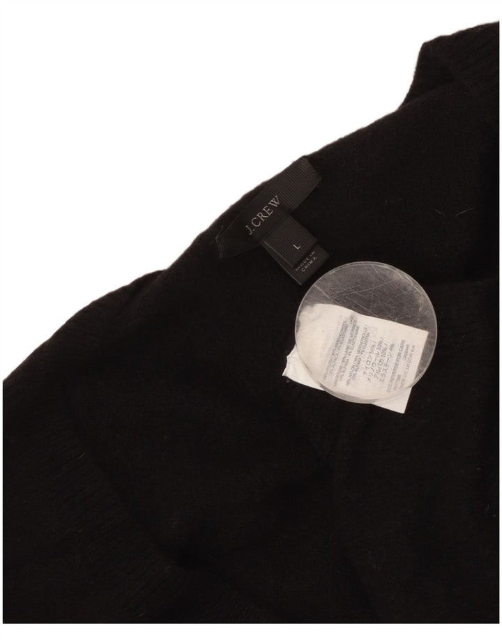J. Crew Damen-Pullover mit V-Ausschnitt, UK 16, Größe L, schwarzes Nylon