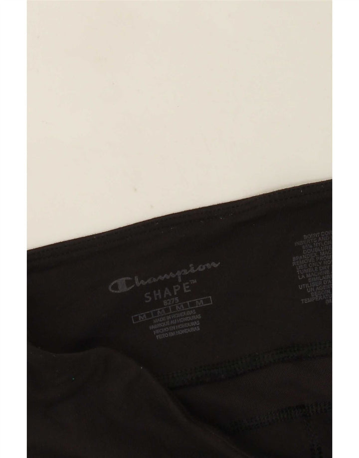 Champion Damen Capri-Leggings UK 12 Mittelschwarzes Nylon