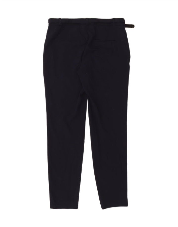 Zara Slim Chino-Hose für Damen, Größe M, W28, L31, Marineblau, Polyester