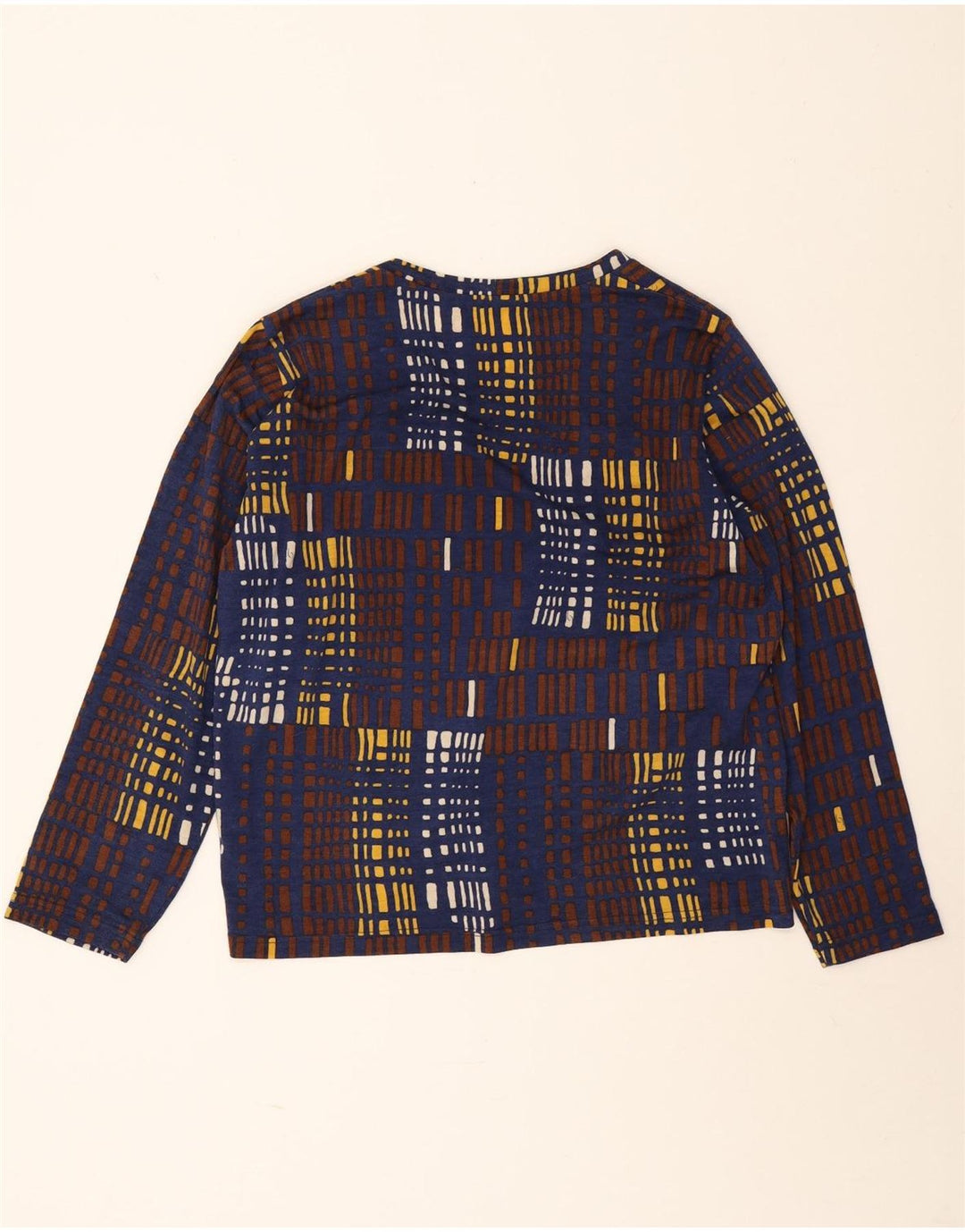 Liola Damen 2-teiliges Set IT 50 XL Marineblaue geometrische Wolle