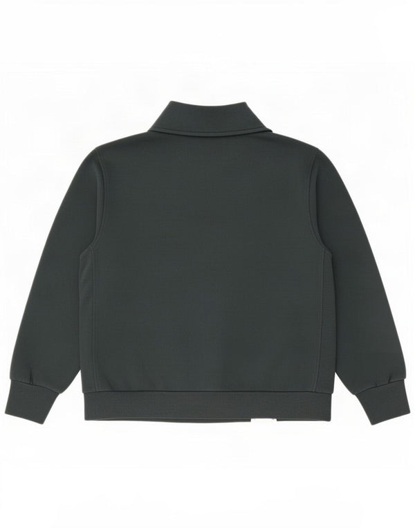 Nike Mens Dri Fit Polo Neck Sweatshirt Jumper Large Green Cotton