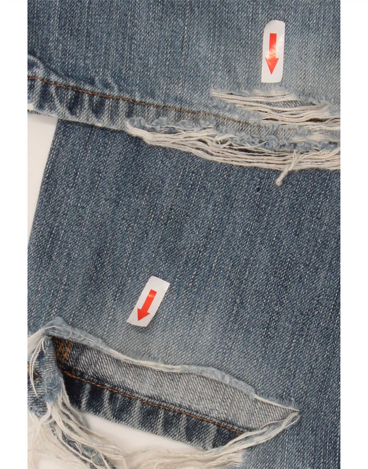 Carhartt Herren Straight Jeans W36 L32 Blaue Baumwolle