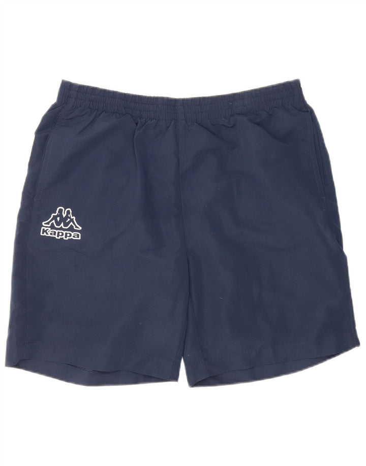 Kappa Herren-Sportshorts, groß, marineblaues Polyester