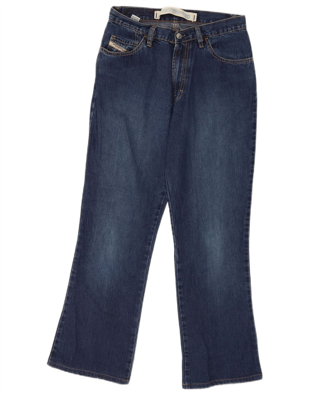 Diesel Herren Bootcut Jeans W31 L28 Blaue Baumwolle