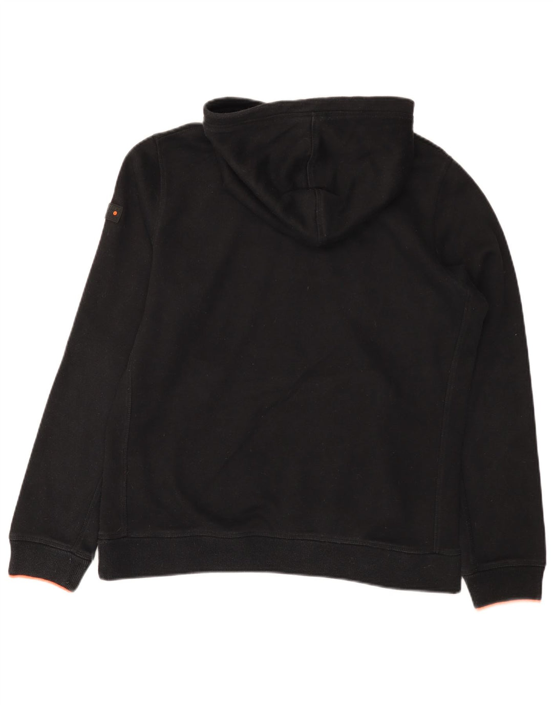 Superdry Herren-Kapuzenpullover, groß, aus schwarzem Polyester