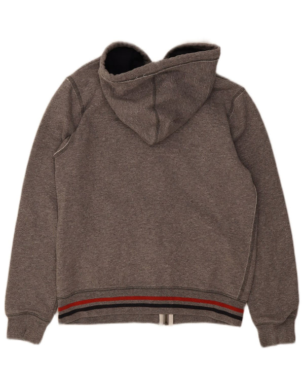 Levi's Jungen-Kapuzenpullover mit grafischem Reißverschluss, 13–14 Jahre, graue Baumwolle
