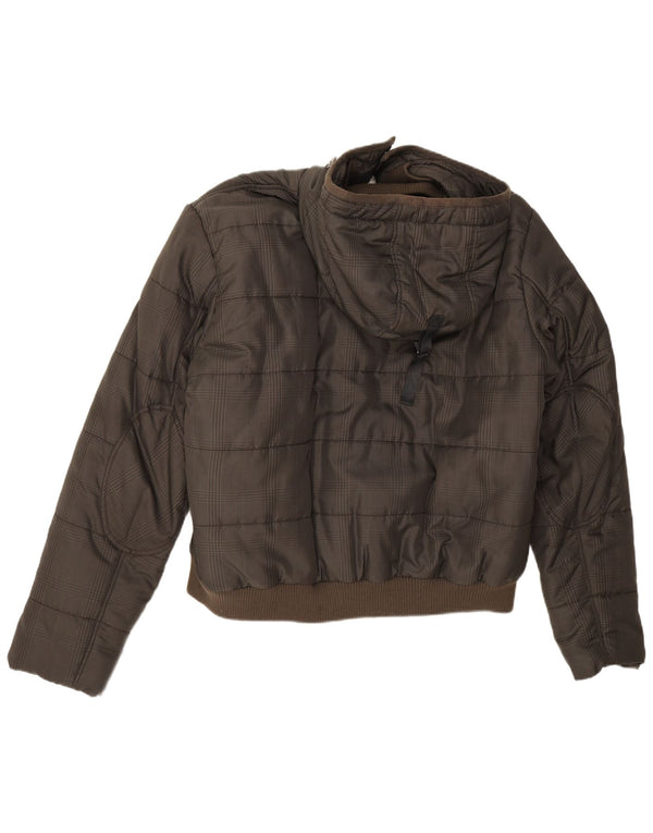 Marlboro Classics Herren-Jacke mit Kapuze, gepolstert, EU 56, 3XL, Grau, Polyester