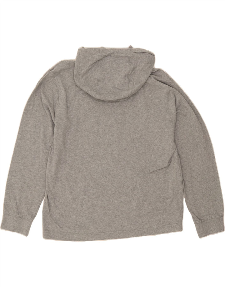 NIKE Womens Hoodie Jumper UK 14 Medium Grey Cotton Vintage Nike and Second-Hand Nike from Messina Hembry 