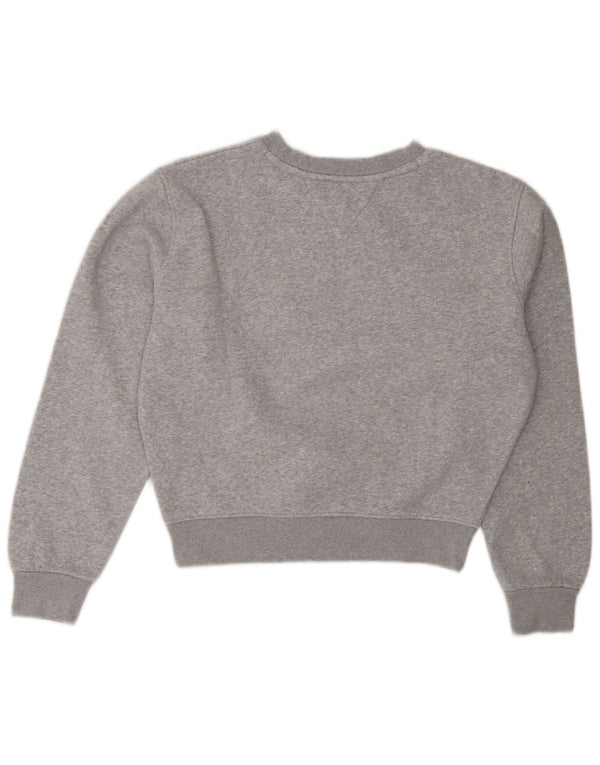 Tommy Hilfiger Mädchen-Sweatshirt mit Grafik, 15–16 Jahre, Grau, Farbblock