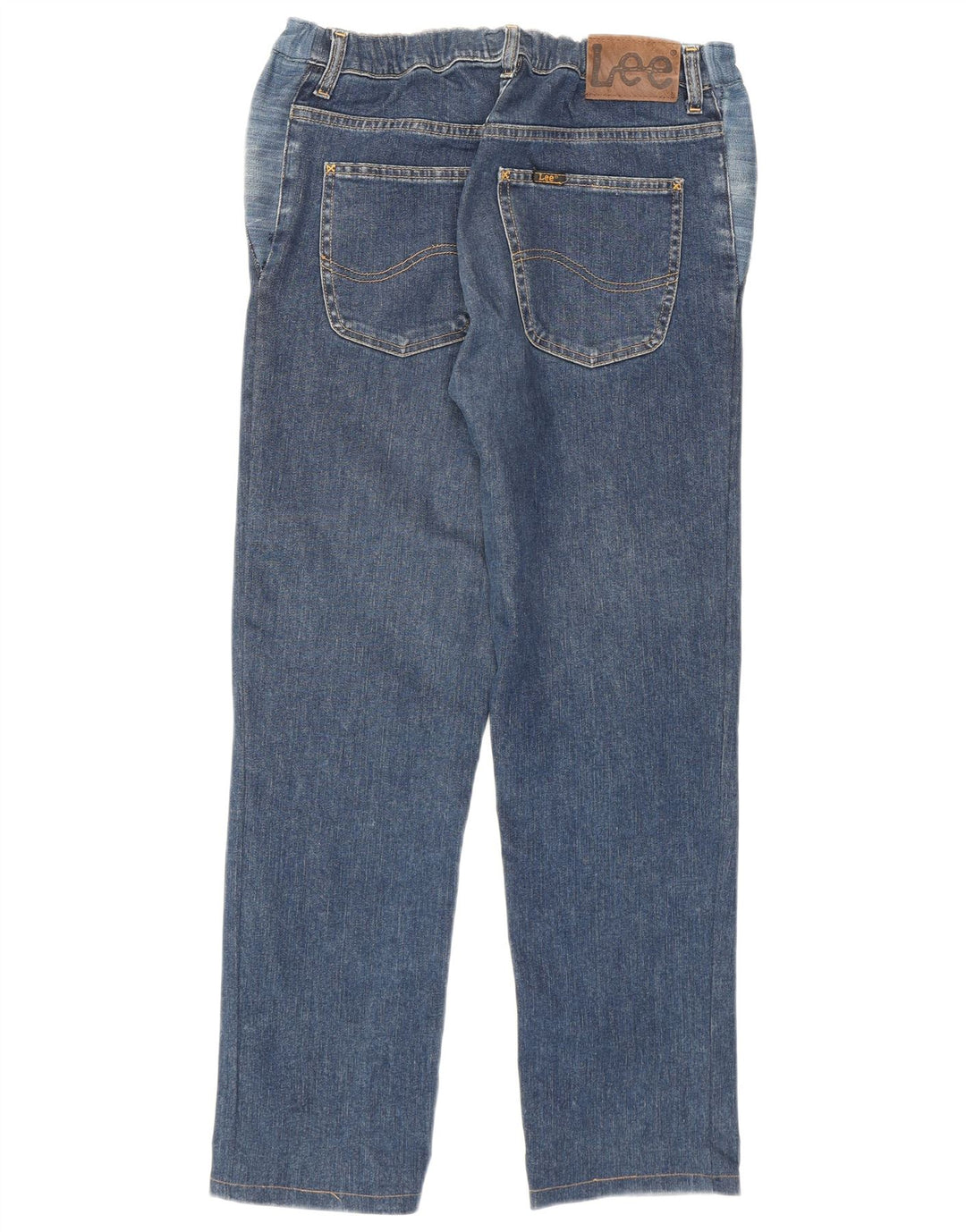 Lee Herren Brooklyn Straight Jeans W31 L28 Blaue Baumwolle