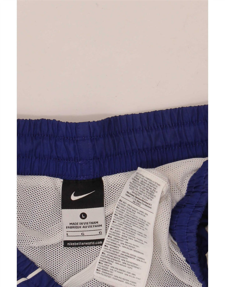 Nike Herren-Sportshorts mit Grafik, groß, aus blauem Polyester