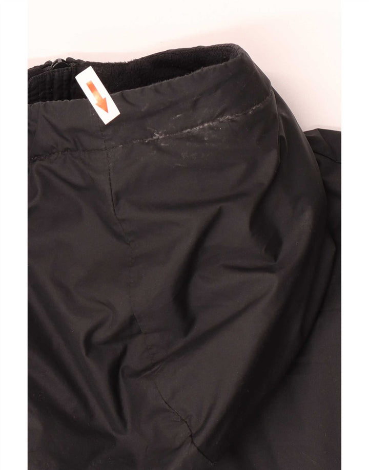 Nike Herren-Windbreakerjacke mit Kapuze, UK 40, Größe L, Schwarz, Colourblock-Polyester