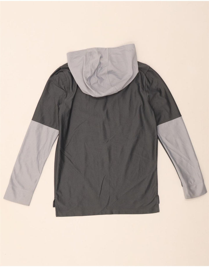 Under Armour Jungen Heat Gear Graphic Top Langarm 9–10 Jahre Mittelgrau