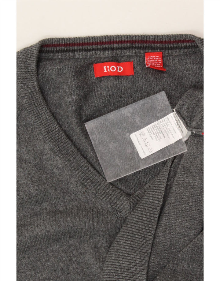 IZOD Mens Vest Tank Top Large Grey Cotton Vintage Izod and Second-Hand Izod from Messina Hembry 