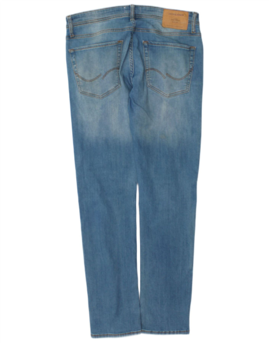Jack & Jones Herren Slim Jeans W32 L32 Blaue Baumwolle