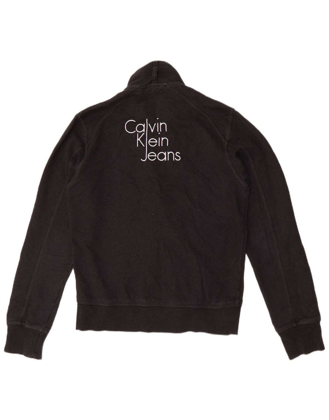 Calvin Klein Jeans Herren-Trainingsanzug mit grafischem Oberteil, Jacke, Größe L, Schwarz