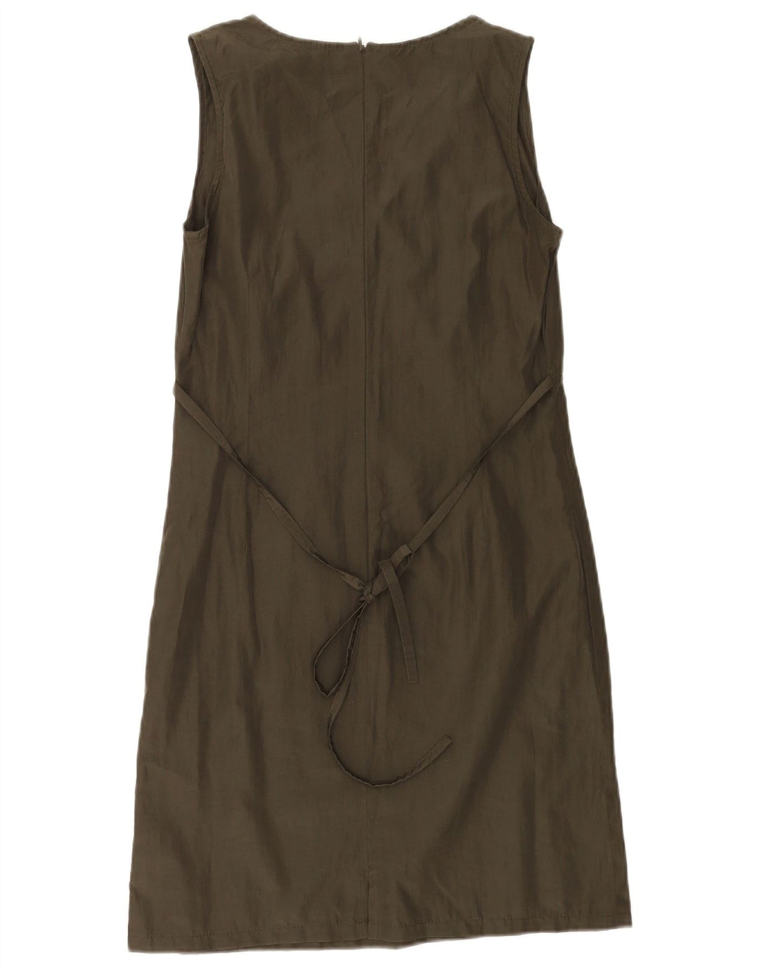 Jones Damen Ärmelloses Etuikleid EU 36 Small Khaki Polyester