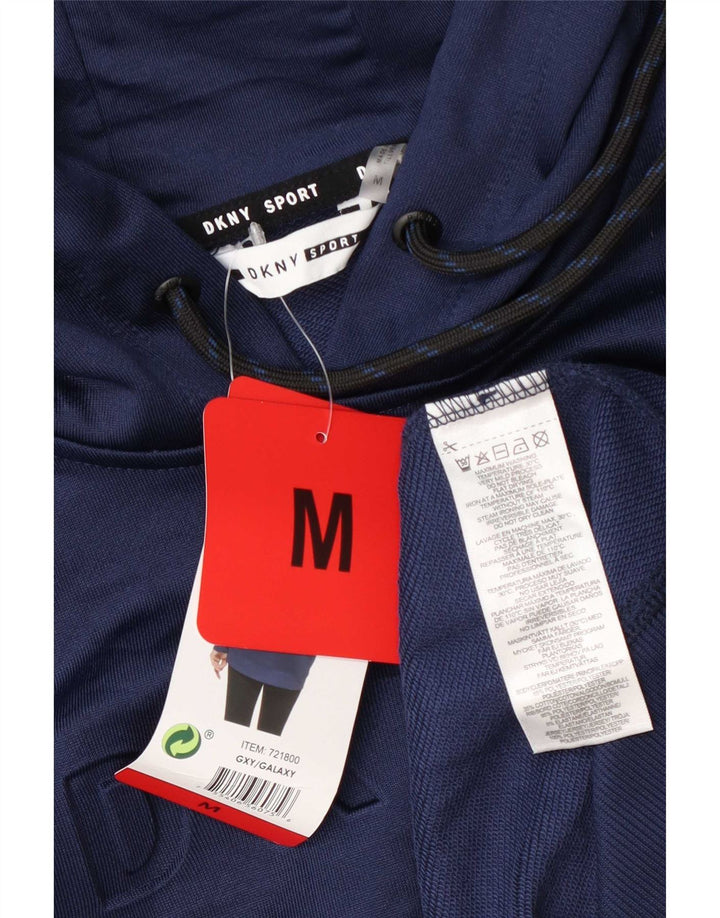Dkny Herren-Kapuzenpullover mit Grafik, mittelgroß, Marineblau, Polyester