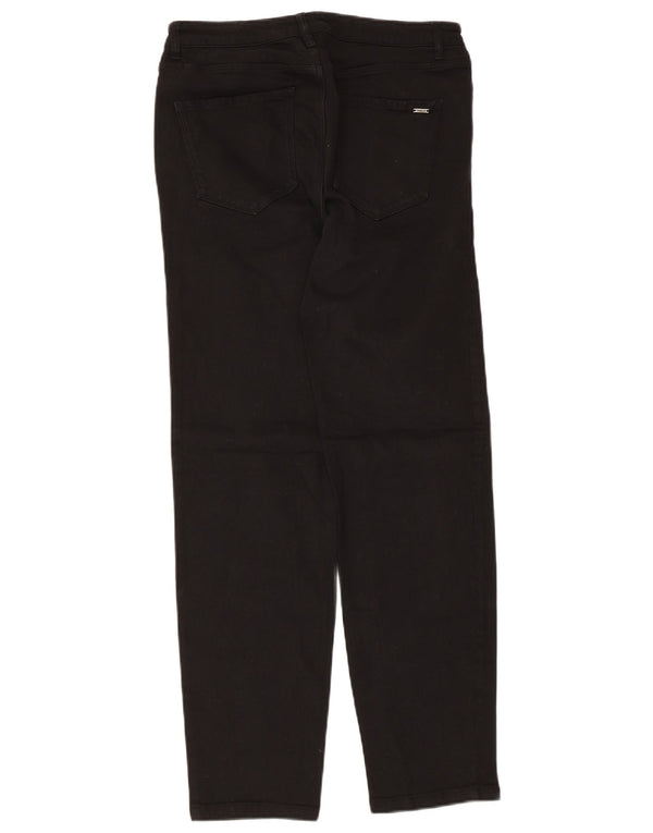 Massimo Dutti Damen Slim Jeans EU 38 Small W28 L28 Schwarz