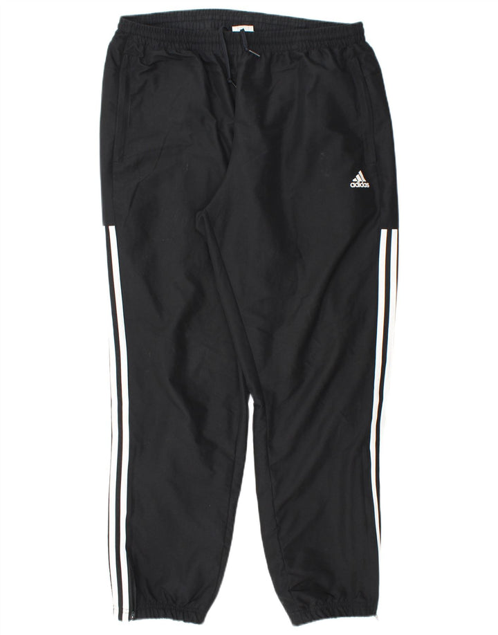 ADIDAS Herren-Trainingshose, Jogginghose, Größe L, Schwarz, Polyester