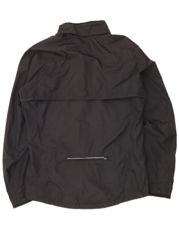 Nike Herren Storm-Fit Trainingsanzug-Oberteiljacke UK 38/40 Mittelschwarzes Polyester