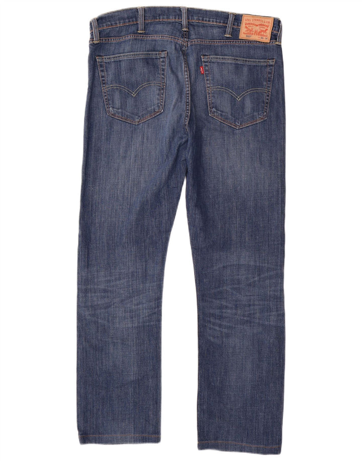 Levi's Herren 513 Slim Straight Jeans W38 L31 Blaue Baumwolle